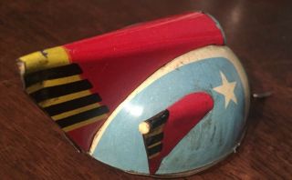 Rare Vintage Tin Plate Toy Antique Luna Litho Wind Up Soviet Russian KDN 4