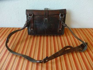 Vintage Swiss Army Military Paramedic Bag Medic First - Aid 1960 Leather