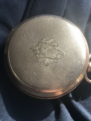 ANTIQUE WALTHAM GOLD FILLED POCKET WATCH Double Hunter Minty 7