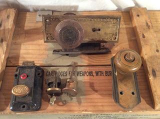 Vintage Old Corbin Door Hardware Stuff Locks Keys Dead Bolt