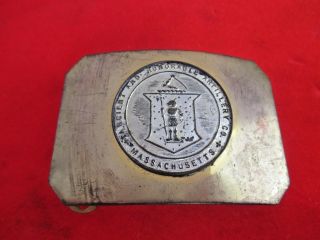 Massachusetts Ancient And Honorable Artillery Company Buckle 1880 Era