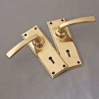 1920s Art Deco Lever Handles