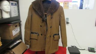 Wwii Usmc Rare Issue Cold Weather Jacket Old Stock.