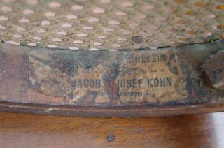 Antique Jacob & Josef Kohn Bentwood Chair RARE Child Size Chair 1905 Rustic Chic 3