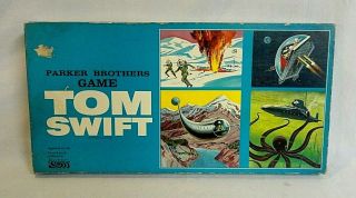 Rare Seldom Seen 1966 Parker Brothers " Tom Swift " Board Game Complete.