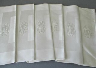 6 Fine FRENCH LINEN 26X13 