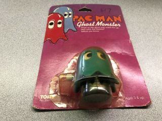 Vintage Pac - Man Ghost Monster Wind - Up Toy 1982 Tomy 2