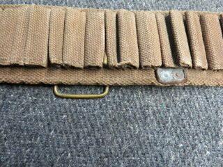 INDIAN WARS US ARMY MODEL 1881 CAVALRY “PRAIRIE” CARTRIDGE BELT - - SCARCE 4