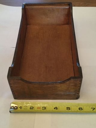 Vintage Antique Vetter Manufacturing Co.  Dovetail Desk Drawer 11”l X 5.  5”w X 3”h