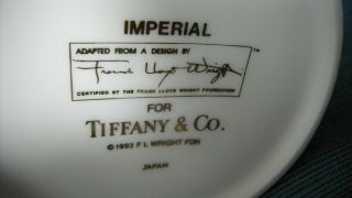 FRANK LLOYD WRIGHT Imperial Mug for Tiffany & Co.  Set of Two (2) 3