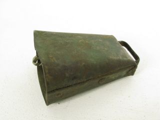 Cow Bell Vintage Antique Metal Cow Bell Western Farm Tool Primitive