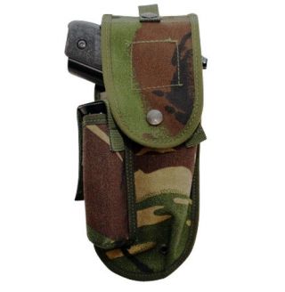 British Army Plce Dpm Weebing Military Pistol Flap Holster Cordura 9 Mm Issue