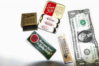WW2 K - Ration LUCKY STRIKE GREEN Cigarette Pack & GUM,  CONDOMS,  MATCHBOOK 10