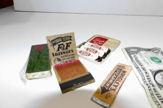 WW2 K - Ration LUCKY STRIKE GREEN Cigarette Pack & GUM,  CONDOMS,  MATCHBOOK 12