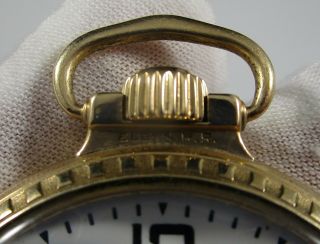 Elgin RR Pocket Watch 12K Gold Filled Case 21j 16s B.  W.  Raymond Movement Runs 2