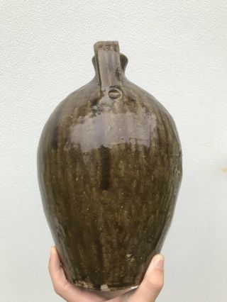 Antique 1 gallon CATAWBA VALLEY - NORTH CAROLINA southern pottery whiskey jug 4
