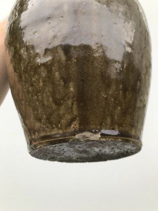 Antique 1 gallon CATAWBA VALLEY - NORTH CAROLINA southern pottery whiskey jug 7