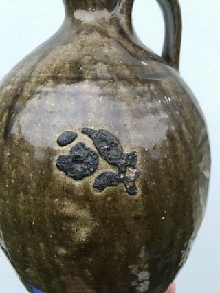 Antique 1 gallon CATAWBA VALLEY - NORTH CAROLINA southern pottery whiskey jug 8