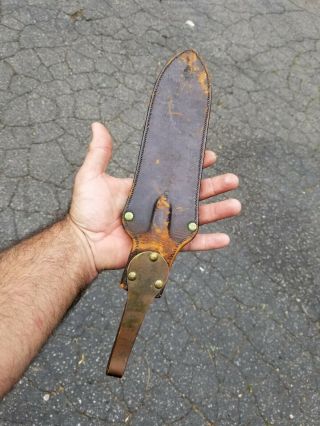 1880 ' s U.  S.  ARMY SPRINGFIELD Armory Hunting KNIFE & SCABBARD Rare Indian Wars 2