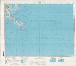 Russian Soviet Military Topographic Maps - Chalmette (usa),  1:500 000,  Ed.  1983