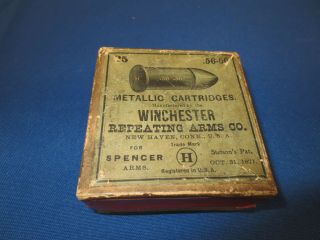 Winchester Repeating Arms Empty Box For Spencer Arms