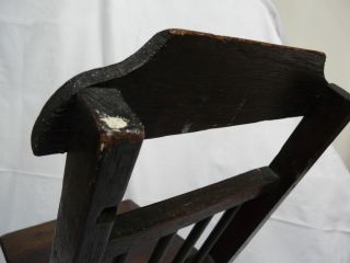 Antique Victorian Small Doll Teddy Display Folding Chair 4