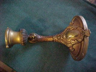 QUALITY Single Art Deco Era Solid Brass UNRESTORED Wall Sconce HUBBELL Socket 2