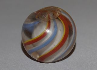 Vintage Marbles Big Fat White Solid Core H/o 11/16 " - 17.  8mm