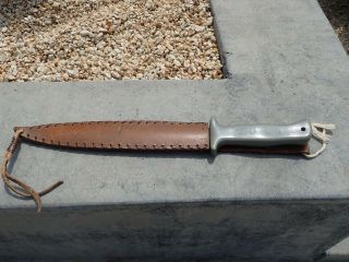 Us Wwii Anderson Sword Blade Fighting Knife Top Of Blade Glendale Ca.  Rare Knife