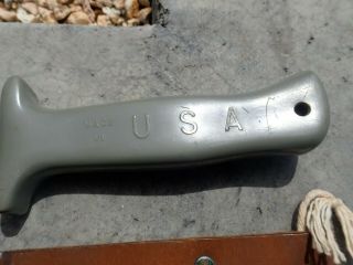 US WWII Anderson Sword Blade Fighting Knife Top of Blade Glendale CA.  Rare Knife 4