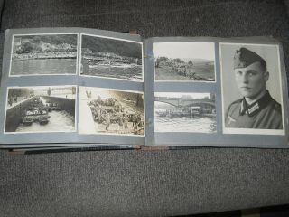 ww 2 RAD photo album,  125 photos,  all military,  35 pages,  find 3