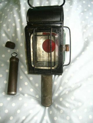 Antique Victorian Horse Drawn Carriage Lamp / Horse Coach Lantern 110 Yrs,  Old