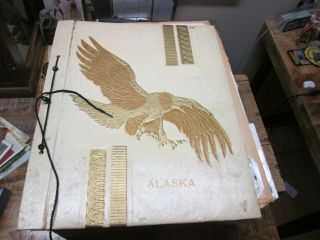 Vintage Wwii Alaska Photo Album Approx.  348 Pics Awesome History Named Soldiers