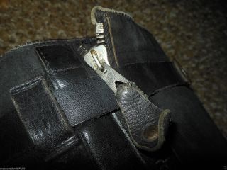 WW2 German Luftwaffe Pilot Leather Flight Boots - DUAL ZIP VERSION - RARE 5