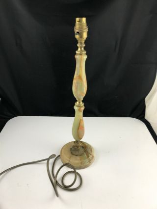 Vintage Marble And Brass Lamp Table Lamp