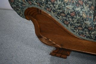 Victorian Oak Fainting Couch/Chaise - - Local Carlisle PA 7
