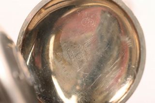Vintage elgin key wind pocket watch grade 97 model 1 1888 keystone silveroid 18s 5