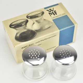 Vintage Salt & Pepper Shakers Design Wilhelm Wagenfeld Wmf Max & Moritz