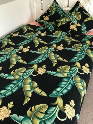 Vintage Retro Tiki Tropical Hawaiian Bedding Duvet Doona Cover & Cushions