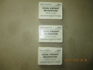 3 Packs Of Survival Kit Visual Aircraft Recognition Playing Cards