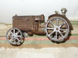 Antique Arcade Cast Iron Mccormick Deering 10 - 20 Toy Tractor