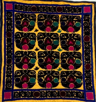 Uzbek Vintage 100 Handmade Embroidery Suzani