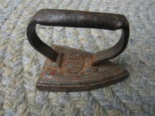 Antique Sad Iron,  J&j Siddons Cast Iron,  Early Victorian