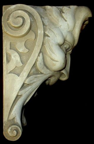 LAUGHING FACE WALL CORBEL BRACKET SHELF ARCHITECTURAL ACCENT HOME DECOR 4