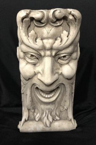 LAUGHING FACE WALL CORBEL BRACKET SHELF ARCHITECTURAL ACCENT HOME DECOR 5