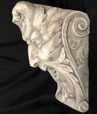 LAUGHING FACE WALL CORBEL BRACKET SHELF ARCHITECTURAL ACCENT HOME DECOR 7