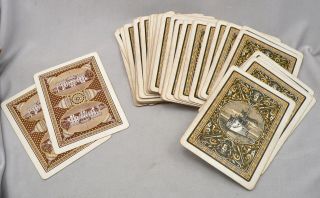 1896 White Squadron Playing CARD Game US NAVY War Vessels Ships 1108 Fireside 3