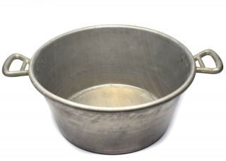 French Army Large Cooking Pot.  Aluminium Military Mess Tin Pot Pan