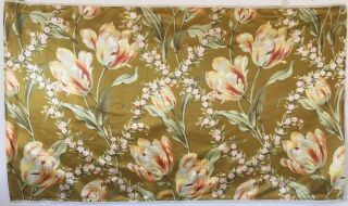 1920 ' s French Silk Floral Fabric (2697) 2
