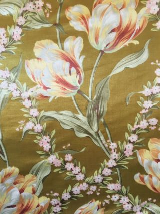 1920 ' s French Silk Floral Fabric (2697) 4